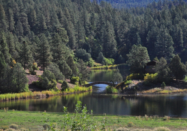 the scenery along the route